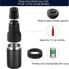 12oz Stainless Steel Cooling Can with Opener