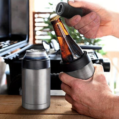 12oz Stainless Steel Cooling Can with Opener