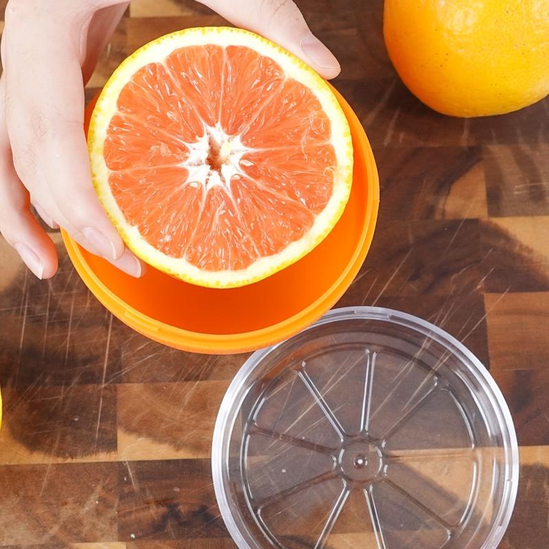 Orange Plastic Fresh Keeping Box 500ml Food Saver Storage Container