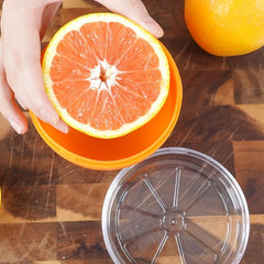 Orange Plastic Fresh Keeping Box 500ml Food Saver Storage Container