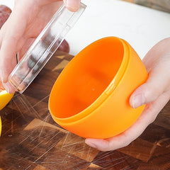 Orange Plastic Fresh Keeping Box 500ml Food Saver Storage Container