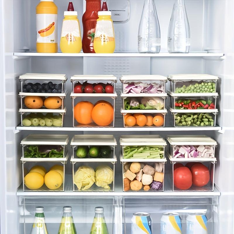 1pc Refrigerator Storage Box Fresh Keeping Box for Fruit Vegetable Eggs