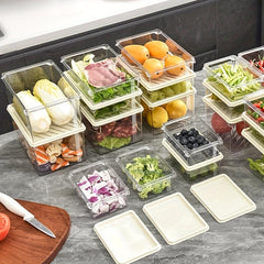 1pc Refrigerator Storage Box Fresh Keeping Box for Fruit Vegetable Eggs