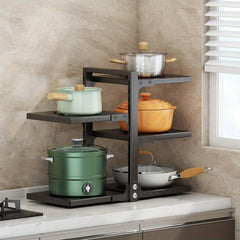 Pot Pan Organizer Rack Cabinet Heavy Duty Under Sink Organizers Storage