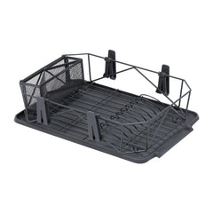 Large Capacity Kitchen Dish Rack with Water Filter Bowl Holder