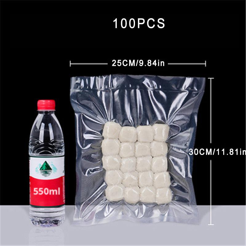100pcs BPA Vacuum Bags for Food Preservation & Storage