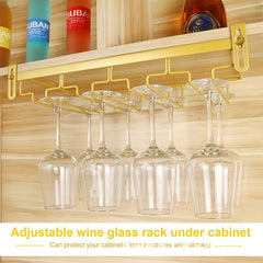 Champagne Wine Glass Holder Hanging Rack for Red Wine Glasses and Champagne