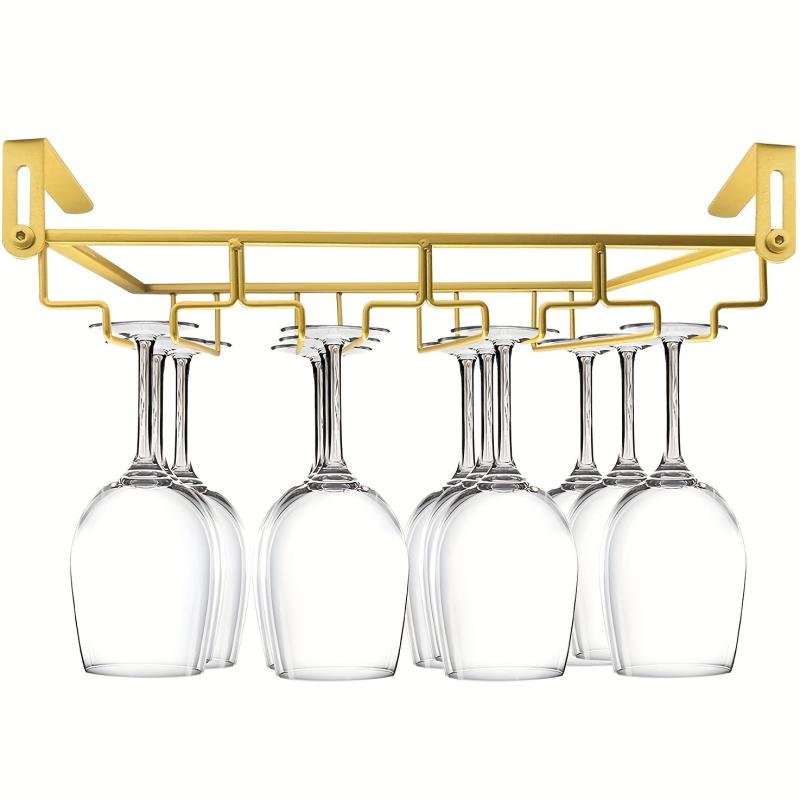 Champagne Wine Glass Holder Hanging Rack for Red Wine Glasses and Champagne