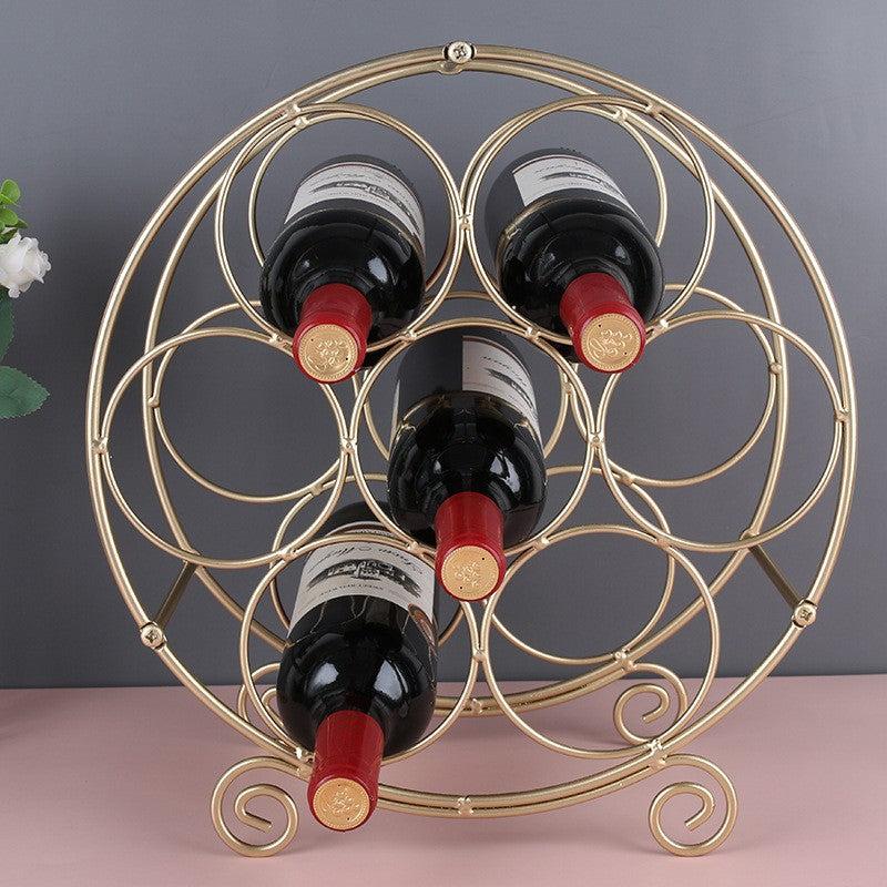 7-Bottle Stackable Wine Rack - Countertop and Refrigerator Storage