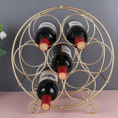 7-Bottle Stackable Wine Rack - Countertop and Refrigerator Storage