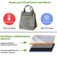 Waterproof Insulation Bag for Lunch Box - Essential for School & Work