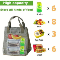 Waterproof Insulation Bag for Lunch Box - Essential for School & Work