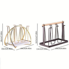 Upside Down Cup Holder for Kitchen Organization