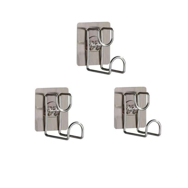5pcs Stainless Steel Utility Face Pot Hook Storage Rack