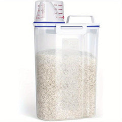 2pcs Food Pail Plastic Storage Tank Container