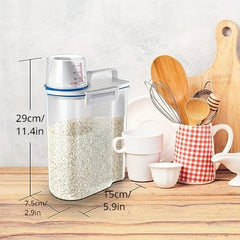 2pcs Food Pail Plastic Storage Tank Container