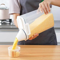 2pcs Food Pail Plastic Storage Tank Container