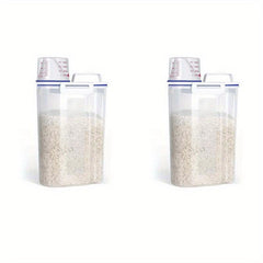 2pcs Food Pail Plastic Storage Tank Container