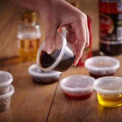 Disposable Sauce Cup Takeaway Packaging Box 20/40/80pcs