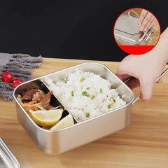 304 Stainless Steel Square Bento Box Leak Proof Lunch Box
