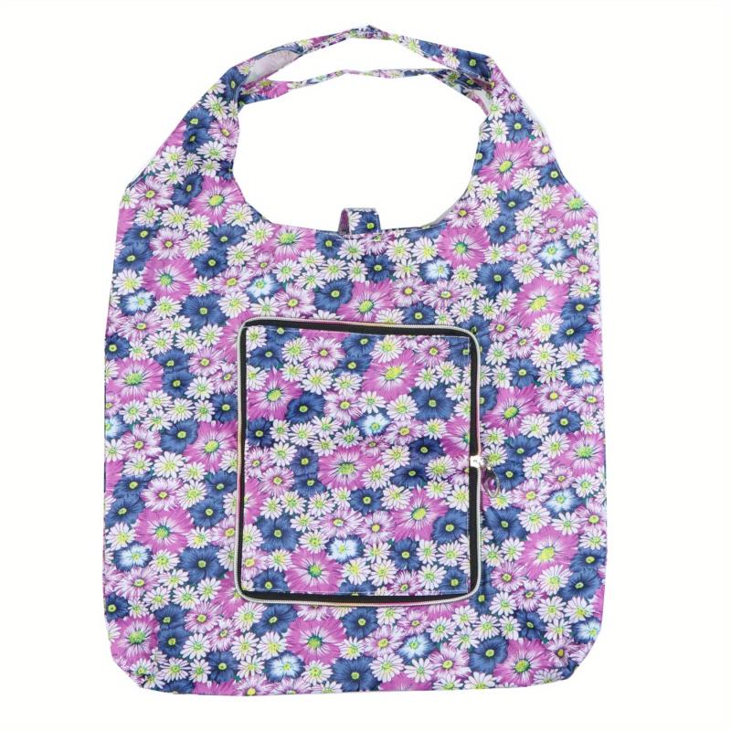 Reusable Folding Shopping Bag Large Capacity for Travel Picnic Camping