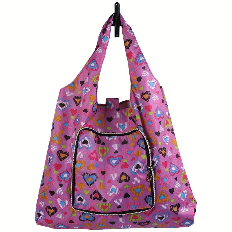Reusable Folding Shopping Bag Large Capacity for Travel Picnic Camping