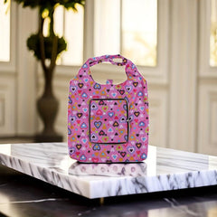 Reusable Folding Shopping Bag Large Capacity for Travel Picnic Camping