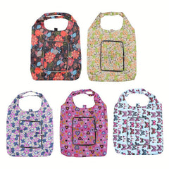 Reusable Folding Shopping Bag Large Capacity for Travel Picnic Camping