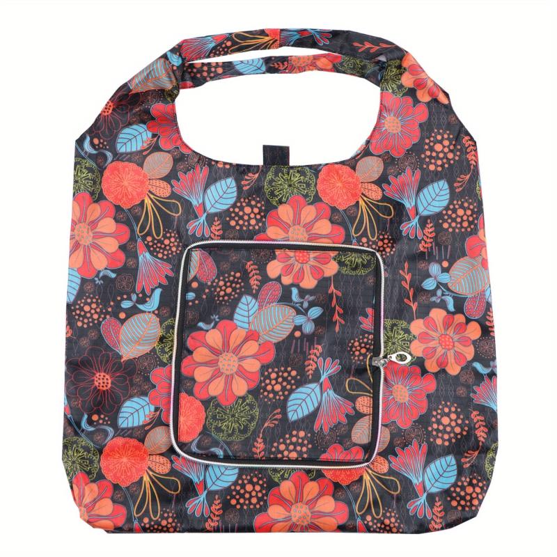 Reusable Folding Shopping Bag Large Capacity for Travel Picnic Camping