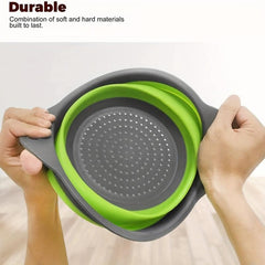 Double Layer Hollow Fruit Vegetable Drain Basket Kitchen