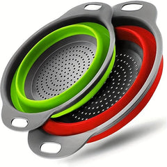 Double Layer Hollow Fruit Vegetable Drain Basket Kitchen