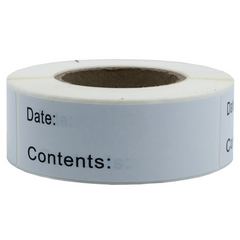 Easy to Read Date Label Stickers for Food Storage - 1 Roll