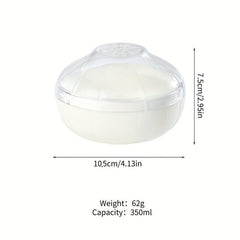 350ML Garlic Shaped Fresh Keeping Box Food Storage Container with Lid