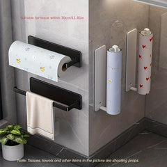 Kitchen Paper Towel Holder Storage Rack