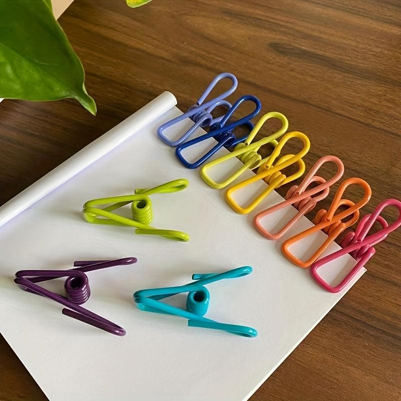 20 Pack Chip Clips PVC Coated Steel Clip Hangable Kitchen Supplies
