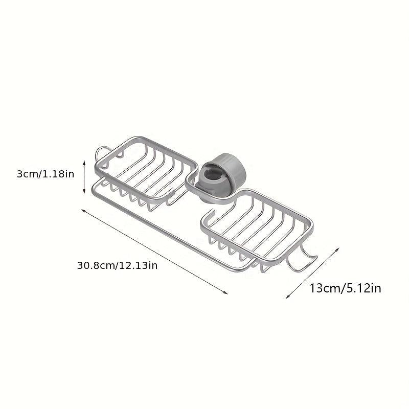 Sink Faucet Drain Basket Telescopic Tableware Drain Rack