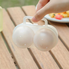1pc Outdoor Portable Egg Box Plastic Egg Holder Egg Storage Box