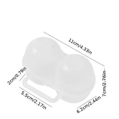 1pc Outdoor Portable Egg Box Plastic Egg Holder Egg Storage Box