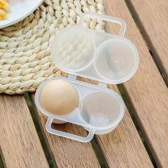 1pc Outdoor Portable Egg Box Plastic Egg Holder Egg Storage Box