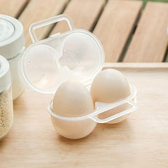1pc Outdoor Portable Egg Box Plastic Egg Holder Egg Storage Box