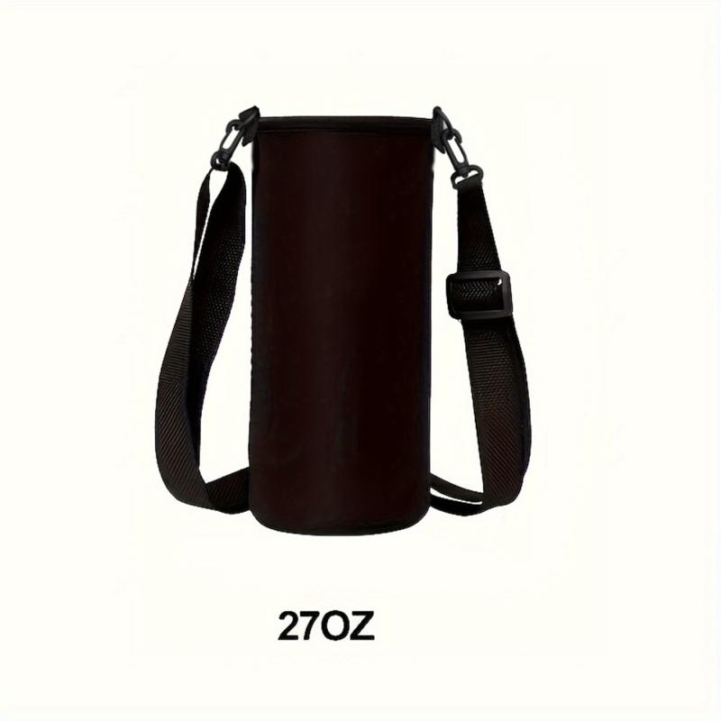 Water Bottle Carrier Bag Sleeve With Adjustable Straps