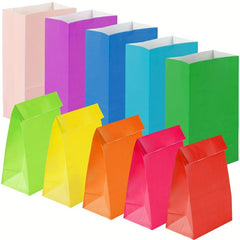 90pcs Solid Paper Party Favor Bags for Birthday Baby Shower Halloween