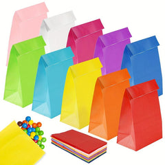90pcs Solid Paper Party Favor Bags for Birthday Baby Shower Halloween