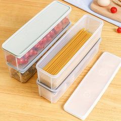 Plastic Pasta Container Sealed Refrigerator Noodle Box with Lid