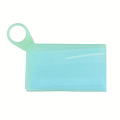 Silicone Portable Mask Organizer Bag for Teens and Adults