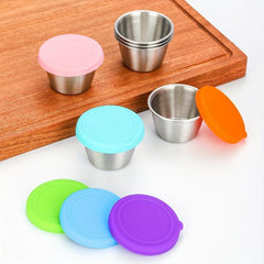 Salad Sauce Container Stainless Steel Small Dipping Sauce