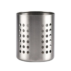 Stainless Steel Cutlery Holder with Drain Holes and Drip Tray