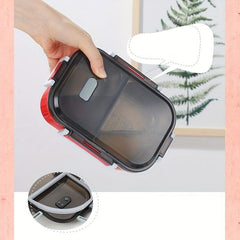 Stainless Steel Lunch Box with Hot Water Warming, Dishwasher Safe