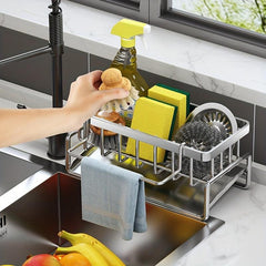 Kitchen Sink Drain Basket - Tableware & Fruit Vegetable Drying Rack