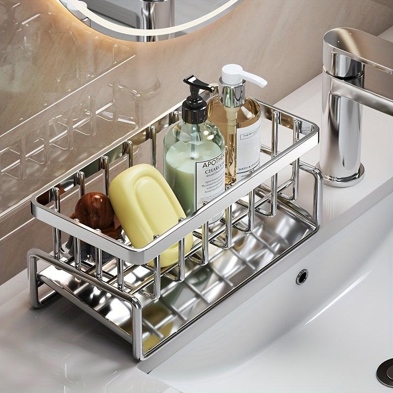Kitchen Sink Drain Basket - Tableware & Fruit Vegetable Drying Rack